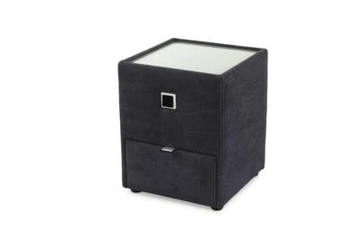 Nachtkommode inkl Beleuchtung LANCY von Jockenhöfer Dunkelgrau by Wohnorama - Bild 1 von 2