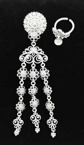 Sylvsmidja NO 830 Silver XL Sølje Brooch + Rare Finn Jensen 925 Ring c. 1950s - Picture 1 of 8