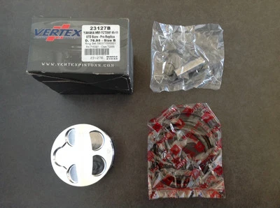 Kit de pistón Vertex estándar 76,95 mm 23127B 2005-2007 Yamaha YZ250F 2001-14 WR250F Foto 1 de 4