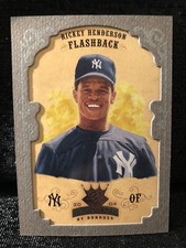 Rickey Henderson 2004 Donruss Diamond Kings Flashback Baseball Card #153 /100