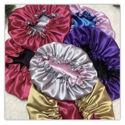 Cabello Satinado Cuidado Protección Cabello Para Dormir Resistente al Agua Reversible  Foto 1 de 3