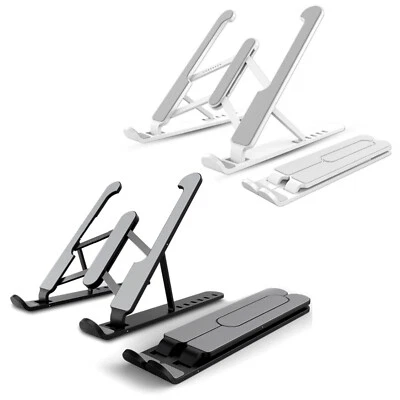 Notebook Ständer Faltbar Höhenverstellbarer Laptop Stand Aluminium Laptophalter - Bild 1 von 4