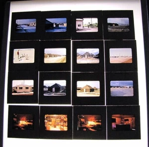 Cuartos de base militar de Estados Unidos Alemania años 50 vintage Kodachrome película de diapositivas fotografía - Imagen 1 de 20