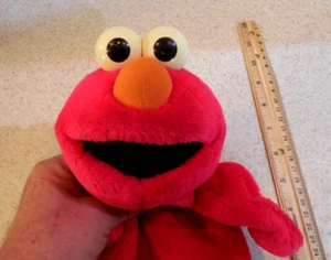 Elmo Hand Puppet Plush 2004 Fisher Price Sesame Street Stuffed Animal Toy - Picture 1 of 6