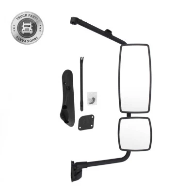 Chrome Door Mirror For 2002-2018 International 4300 4200 Passenger Right Side — 第 1/4 张图片
