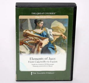 ELEMENTS OF JAZZ: From Cakewalk To Fusion Audiobook 8 CDs Great Courses Music - Picture 1 of 7