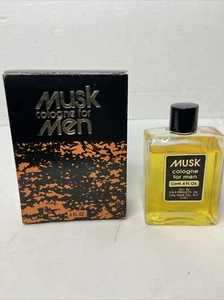 Vintage Musk 4 oz Cologne Splash-on for Men New With Box - Picture 1 of 10