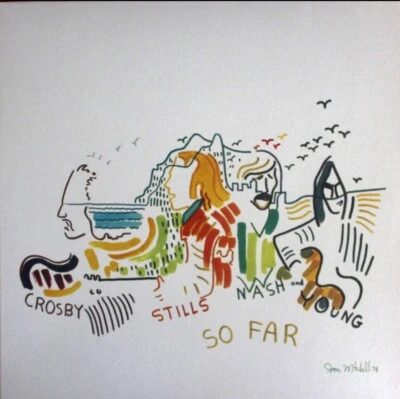 CROSBY STILLS NASH and YOUNG - SO FAR;  Exclusive & Limited Edition Clear Vinyl - Image 1 of 4