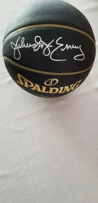 Philly 76er Julius  " Dr. J "Erving Autographed Basketball Schwartz coa - Image 1 of 4