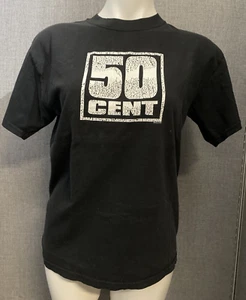 50 Cent T- Shirt Mens Medium M&O Knits Heavyweight Cotton - Picture 1 of 6