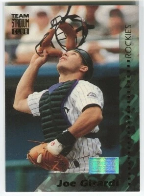 1994 Topps Team Stadium Club 1st Day Issue Joe Girardi #107 New York Yankees - Image 1 of 2