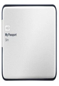 Disque dur externe portable métal USB 3.0 WD My Passport Slim 2 To - Photo 1/9
