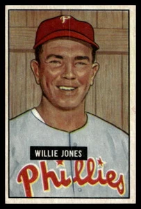 Bowman #112 Willie Jones Philadelphia Phillies 1951 sin precio base como nuevo - Imagen 1 de 2