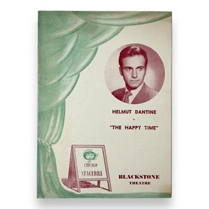 1951 Blackstone Theatre Helmut Dantine in The Happy Time Chicago Play Program - Picture 1 of 10