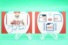 2021 National Treasures Signature Treasury Platinum TRUE 1/1 Jerry Rice Auto S8R