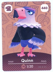 Quinn #440 - Amiibo Karte - Animal Crossing Serie 5 - NFC Scan - Original  - Bild 1 von 2