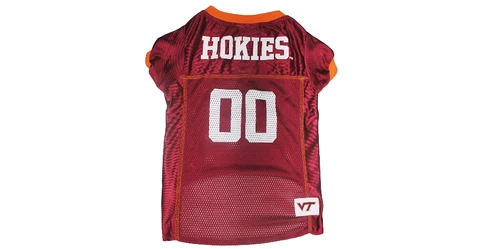 VIRGINIA TECH HOKIES PETS FIRST JERSEY RED LARGE L NCAA DOG CAT FOOTBALL NEW NWT Cover