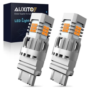 New 3155 3156 3157 LED Turn Signal Light Bulbs CANBUS Anti Hyper Flash Amber - Picture 1 of 12