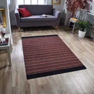 Washable Pacific 120X STRIPED Multi Colour Antislip In & Outdoor Kitchen Rug Mat - Picture 1 of 5