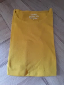 Papaya Perfect Tee Pure Cotton 8 Yellow - Picture 1 of 4
