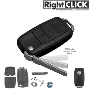 UNIVERSAL Remote Key case with free blank For Any Car  R669W-RKEY - Picture 1 of 2