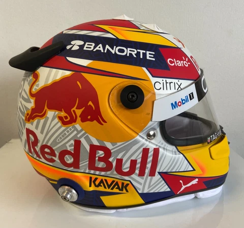 CHECO PEREZ 2022 HELMET F1 (SCALE 1/1) BRAND NEW FULL SIZE REPLICA Cover
