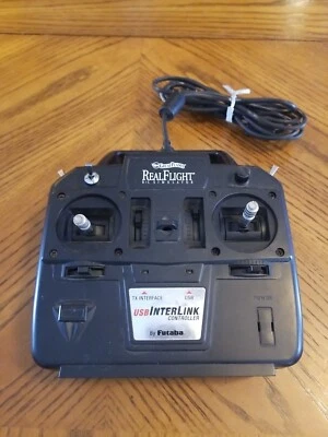 Great Planes Real Flight R/C Simulator Futaba Interlink Plus USB Controller - Image 1 of 4