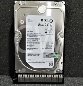 846612-001 846523-001 846524-B21 HPE 1TB 7.2K RPM 12Gb/s SC 3.5" SAS Hard Drive - Picture 1 of 3