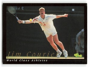 1992 Classic World Class Athletes #46 JIM COURIER Tennis NICE CARD !!!