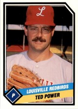1989 CMC Louisville Red Birds Ted Power Louisville Redbirds #10