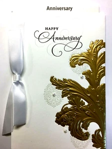 Freunde Jubiläumskarte, An ein Paar Happy Wedding Anniversary, Punze 78F - Bild 1 von 2