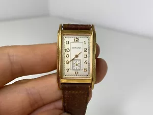 Vintage Hamilton 6080 Ardmore Neuauflage Herren Quarz Armbanduhr Goldton - Bild 1 von 16