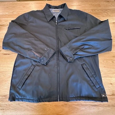 Chaqueta de bombardero Harrington Ricky vintage Quicksilver para hombre grande 48 PU resistente al agua Foto 1 de 4