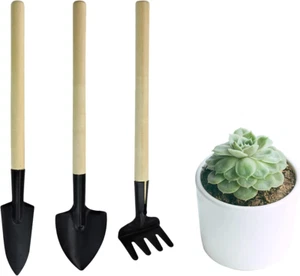 Mini Gardening Tools, 3Pcs Portable Garden Hand Tools Set, Miniature Gardening R - Picture 1 of 12