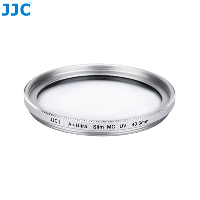 JJC Silver 40.5mm Ultra Slim Frame Multi-Coated UV Filter Camera Lens Protector - Image 1 of 4