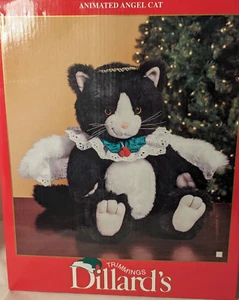 Vintage Limited Dillards 12" Animated Musical Angel Cat Felicity NIB - Picture 1 of 8