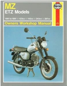 MZ ETZ125/XR ETZ150 Luxus ETZ250/Luxus/XR ETZ251 ETZ300 1981-91 WORKSHOP MANUAL - Picture 1 of 1