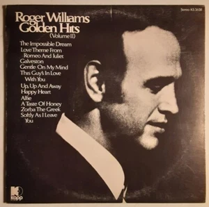 Roger Williams Golden Hits Volume II Vintage Vinyl LP Record Album - Picture 1 of 4