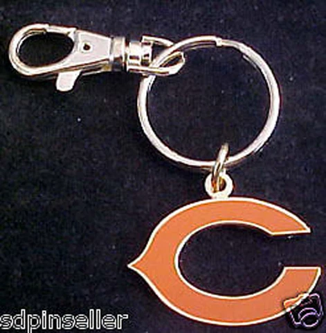 Chicago Bears Logo Metal Key Ring GREAT GIFT Cover