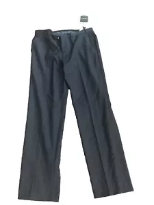 Pantaloni abito da uomo Ralph Lauren blu vestibilità classica in lana. - Foto 1 di 2
