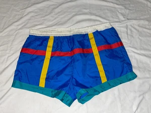 VAN CORT BRAND STYLED IN CALIFORNIA VINTAGE 1970s BEACHWEAR SHORTS LG 34 - Picture 1 of 7