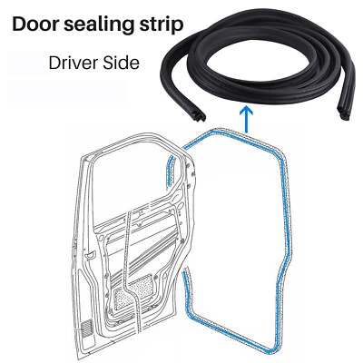 Für VW Transporter T5 Türdichtung Dichtung Links Fahrerseite 7E0837911B - Bild 1 von 4
