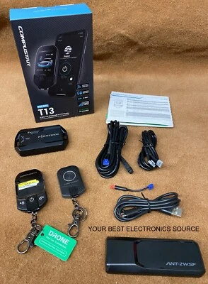 НОВЫЙ Firstech/Compustar RFX-P2WT13-SF 2-сторонний пульт дистанционного управления набор с DRONE LTE модуль - Изображение 1 из 2