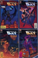 BATMAN SHADOW OF THE BAT #35 #36 #37 #38 (DC 1995) JOKER NEAR MINT WHITE PAGES