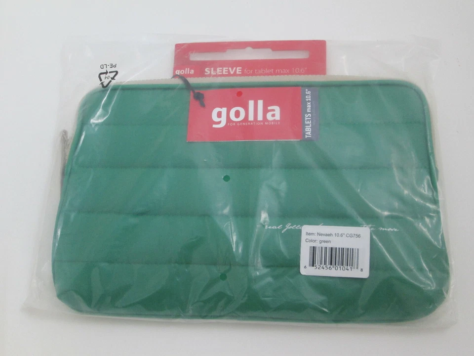 GOLLA 10.6 TAB SLEEVE BLACK nevaeh  CG756  Green - Image 1 of 2