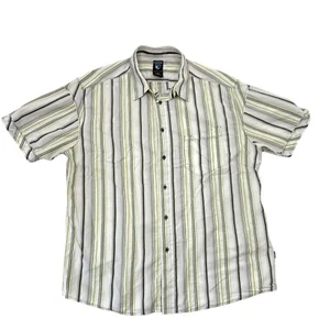 KUHL gestreiftes Suncel Button Up Kurzarm Hemd Outdoor Wandern Gr. XL - Bild 1 von 7