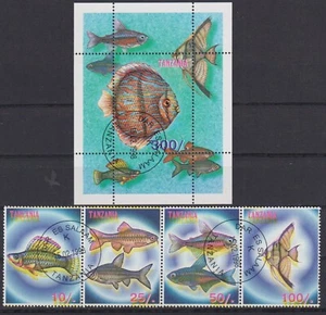 B4171 - Tanzania 1998 - Vissen/Fish/Fische - Picture 1 of 1