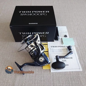 Carrete giratorio Shimano 21 TWIN POWER SW 14000PG envío gratuito desde JAPÓN - Imagen 1 de 8