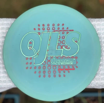 Rare New Millennium Quantum QJLS 175g Fairway Driver Golf Disc CAL Mold Patent # - Image 1 of 4