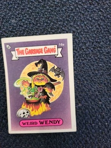 The Garbage Gang Trading Card Series 1 #16a Weird Wendy Garbage Pail Kids... - Picture 1 of 5